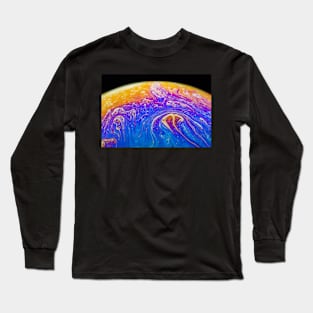 Soap Bubble Close Up Long Sleeve T-Shirt